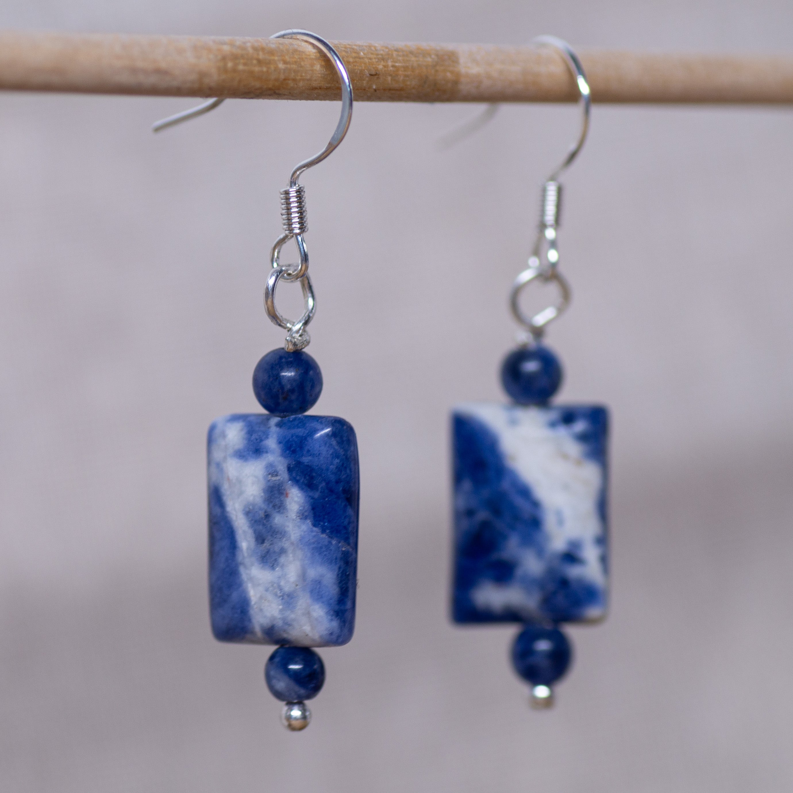 Sodalite Dangle Earrings