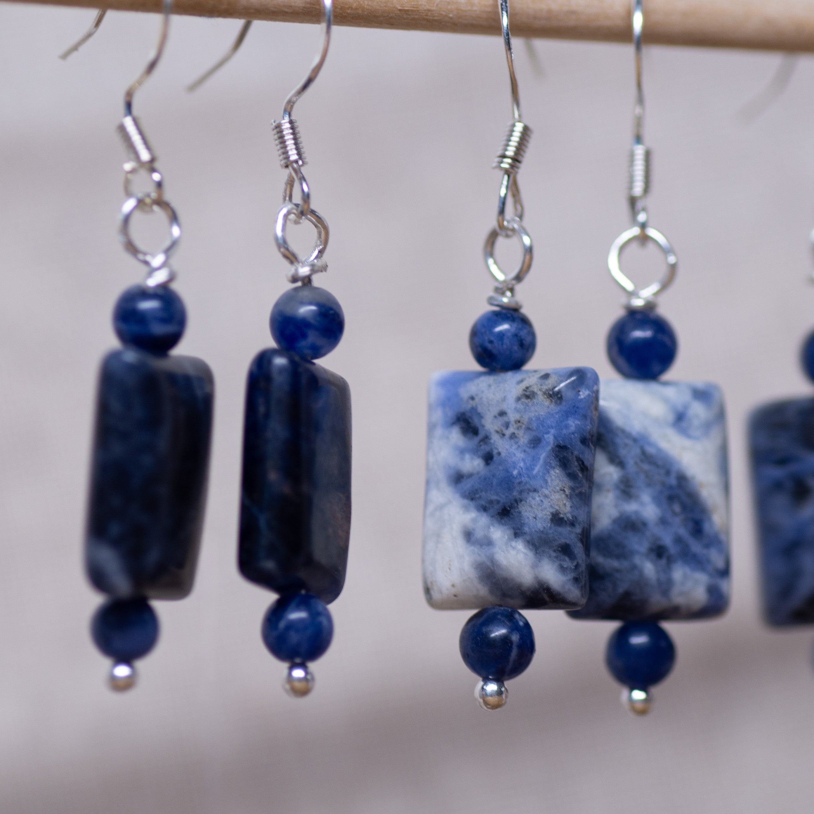 Sodalite Dangle Earrings