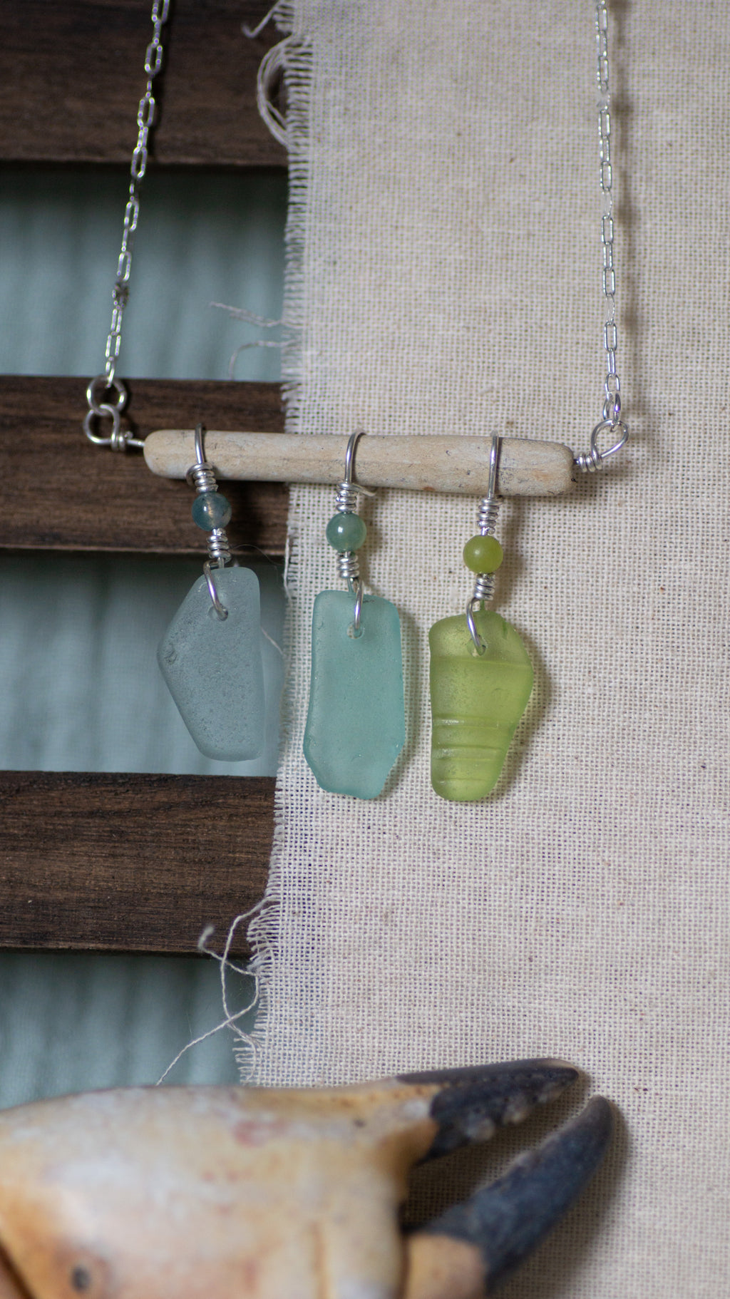 Sea Glass Talisman Necklace