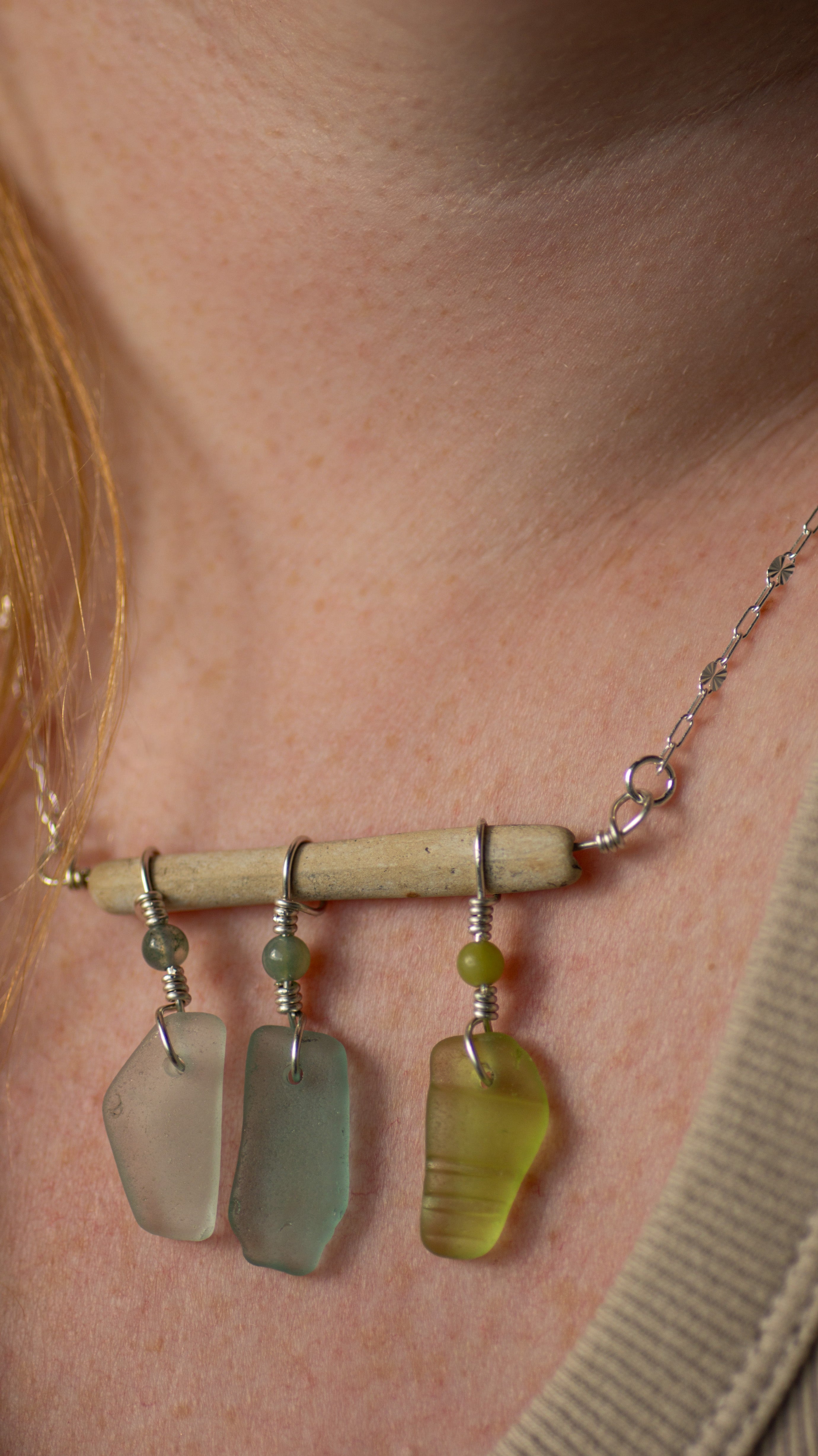 Sea Glass Talisman Necklace