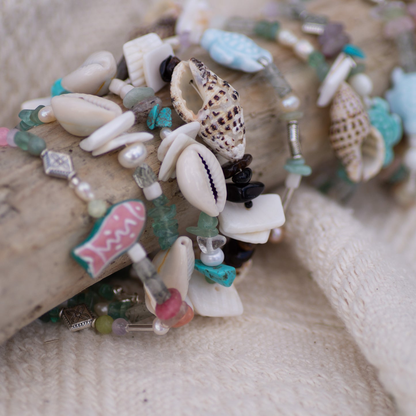 Freshwater Pearl Beaded Summer Bracelet