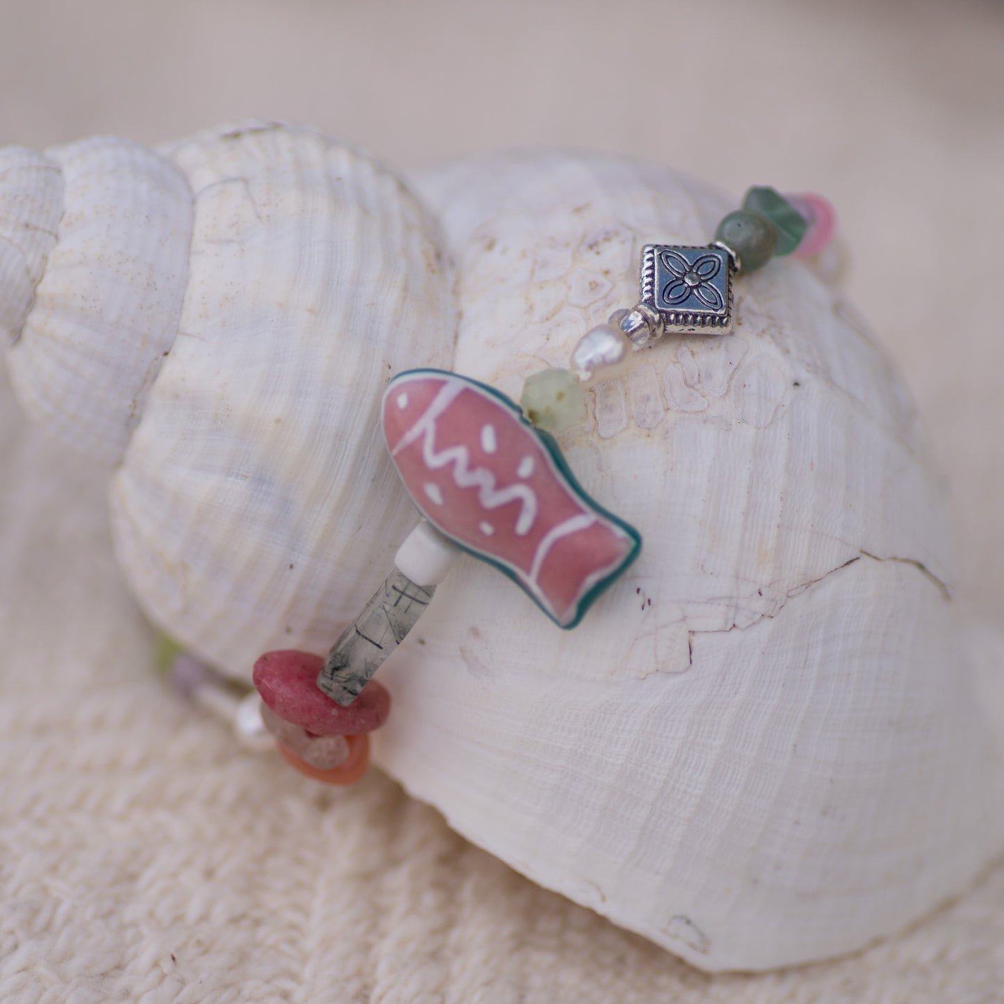 Freshwater Pearl Beaded Summer Bracelet