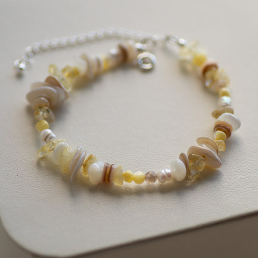 Citrine Beaded Bracelet