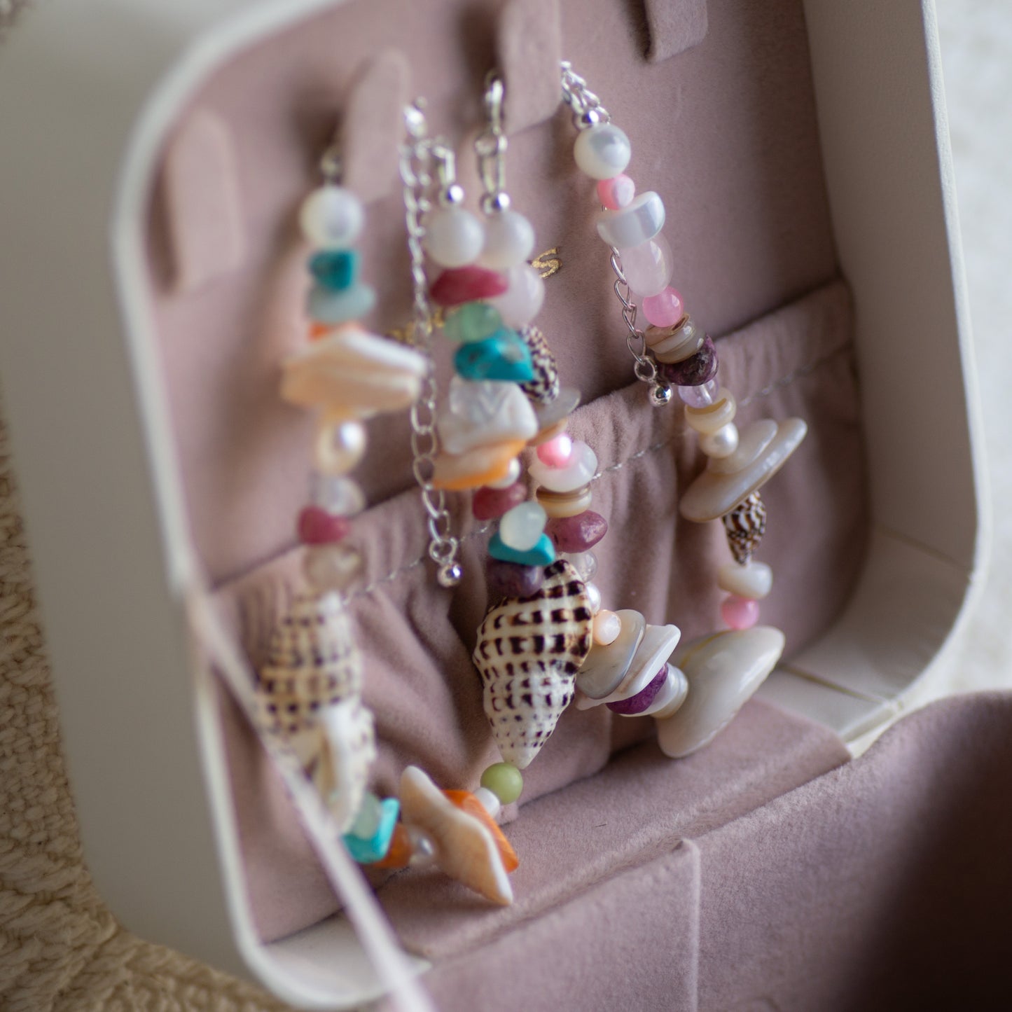 Beaded Shell Bracelets