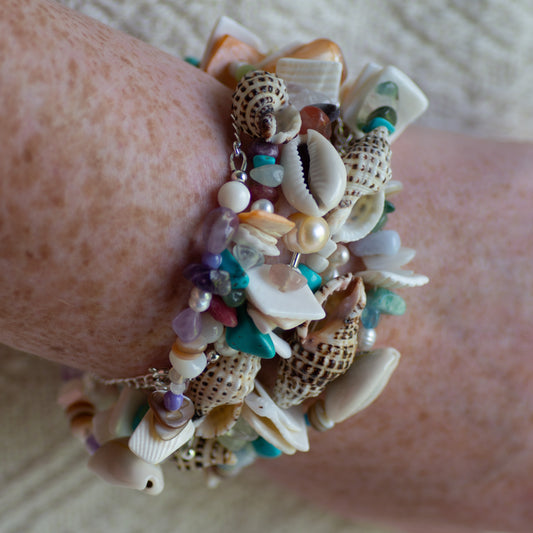 Beaded Shell Bracelets